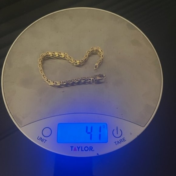 Heavy 14k Yellow Gold Mens 10 MM Link Bracelet 41 Grams - Picture 4 of 5